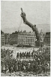 Die Vendôme-Säule, 19. Jahrhundert